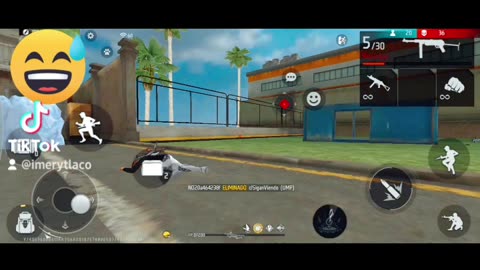 Entrenando free fire