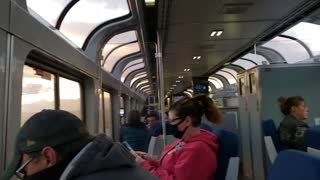 Jaxon crosscountry amtrak- our very first sunset empire builder