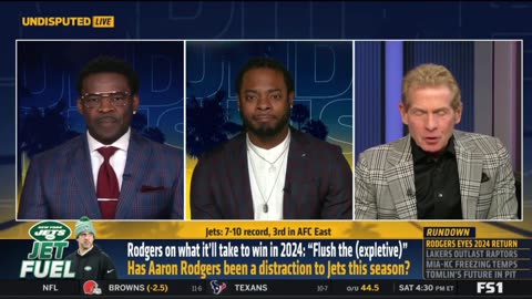 UNDISPUTED Skip Bayless reacts Aaron Rodgers' message for his Jets teammates