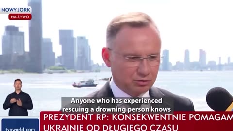 - Polish🇵🇱 President Andrzej Duda spokes about Ukraine