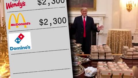 The $5,500 Fast Food Feast President Trump Served the Clemson Tigers