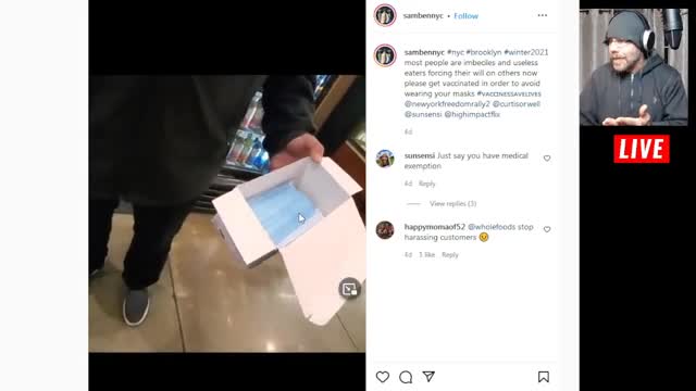 Trying Hard to Convince a Shopper "IT'S the LAW"