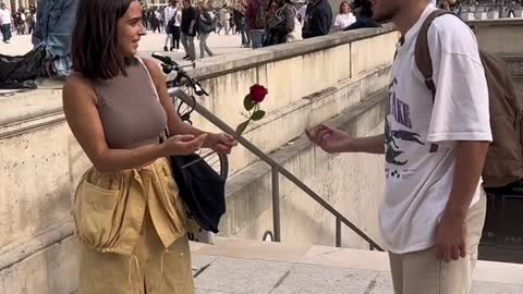 Sa réaction à la fin 😭