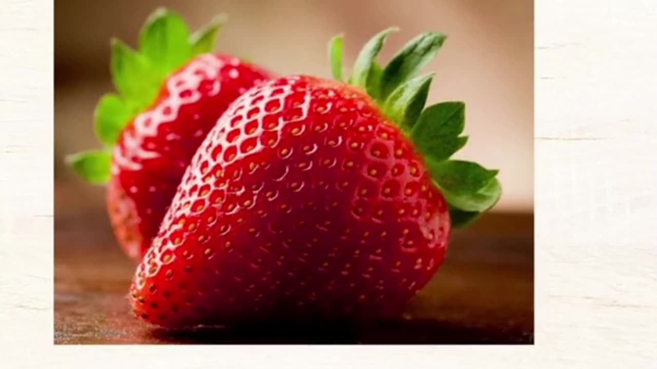 "Strawberries: Sweet and Nutrient-Packed Goodness! 🍓"