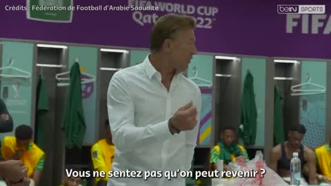 Prenez une photo avec Messi_- L'incroyable speech de Hervé Renard à la mi-temps contre l'Argentine