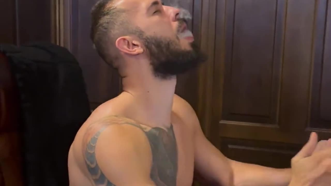 Andrew tate celebrates after released from jail