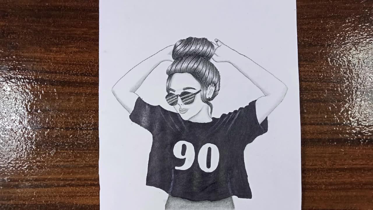 How to draw a cute girl. Step by step drawing || for beginners