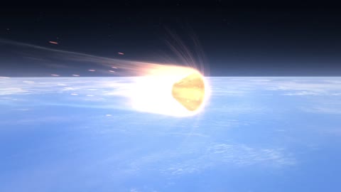 Spaceship orbiting Earth and Landing | cool relaxing video to watch| Spaceship