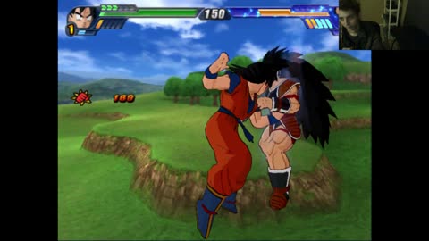 Dragon Ball Z Budokai Tenkaichi 3 Battle #24 With Live Commentary - Raditz VS Goku