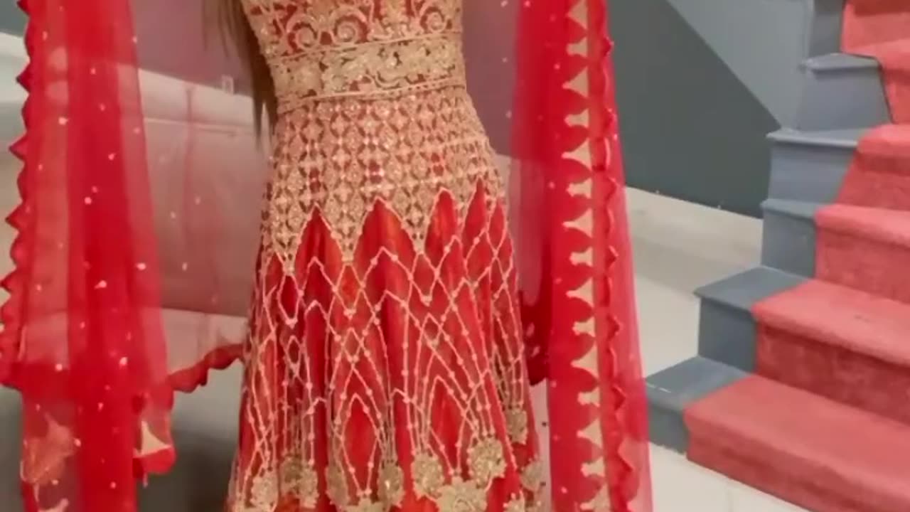Beautiful bridal dress