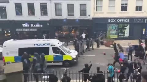 UK - National flags are flying Aryans are pushing forward ZOGbot