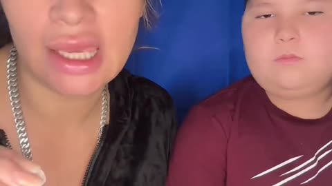 Fat kid and his mom, call out Druski for calling him a fat nigga, call him a silverback gorilla