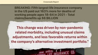 CDC 'Excess Death' Reports, Insurance Data Sounding MAJOR Alarm Bells