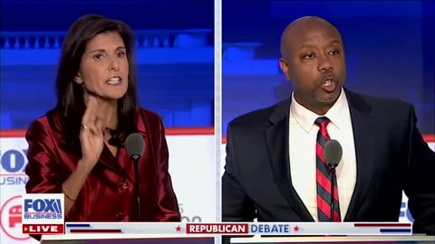 Nikki Haley, Tim Scott Derail Debate By Getting Into Shouting Match Over Curtains