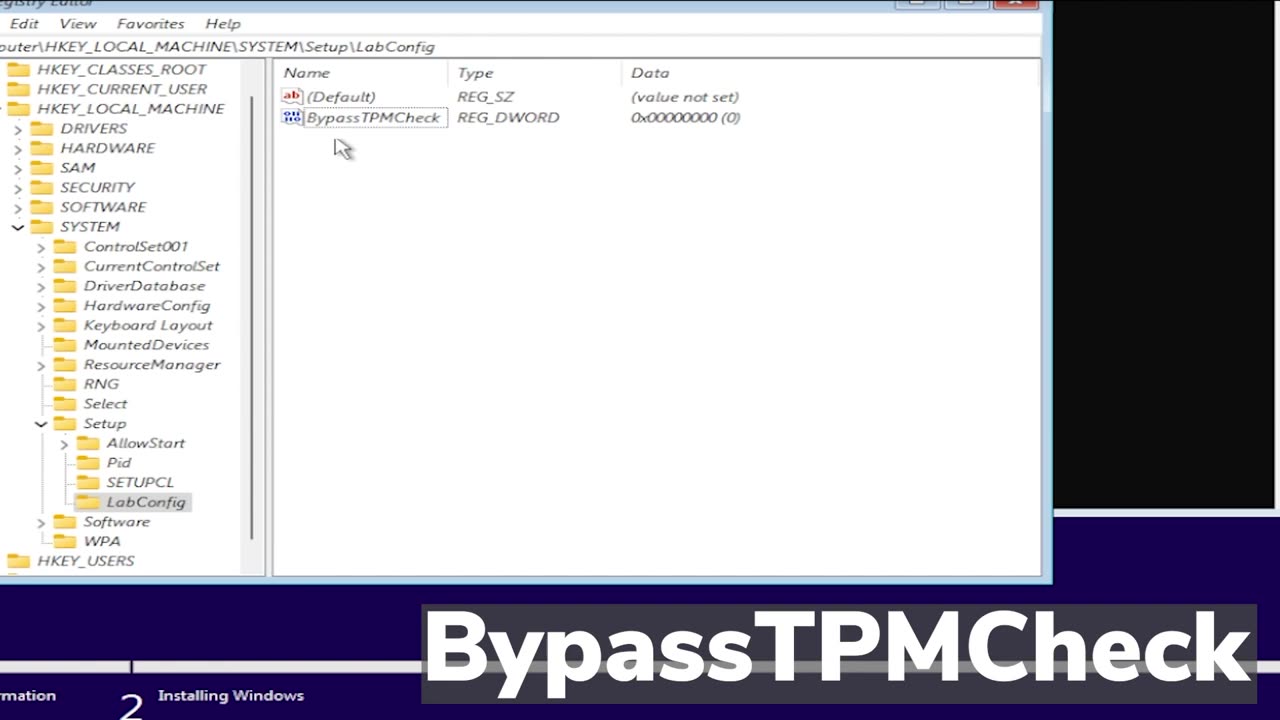 Windows 11 minimum system required bypass