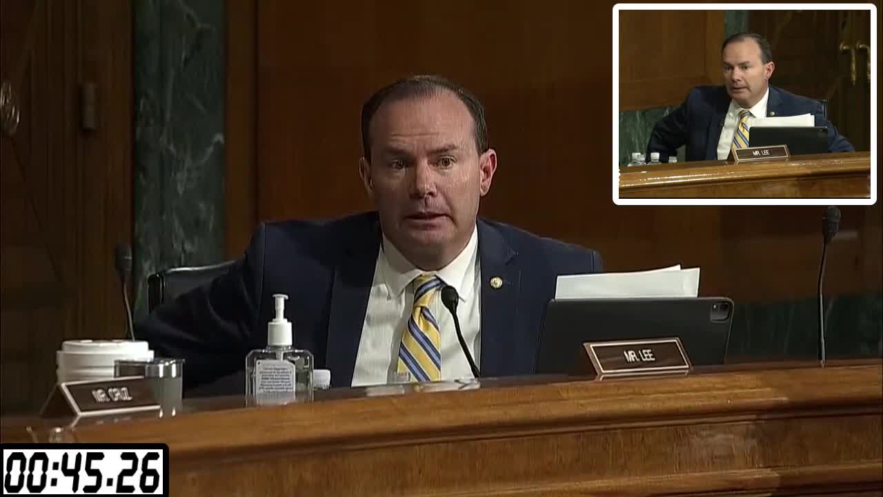 Sen Mike Lee blasts DHS Secretary Mayorkas for Border Crisis * Nov. 16, 2021