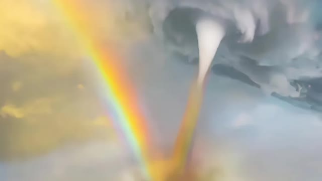 "If you are like a rainbow, you will know when you meet above"