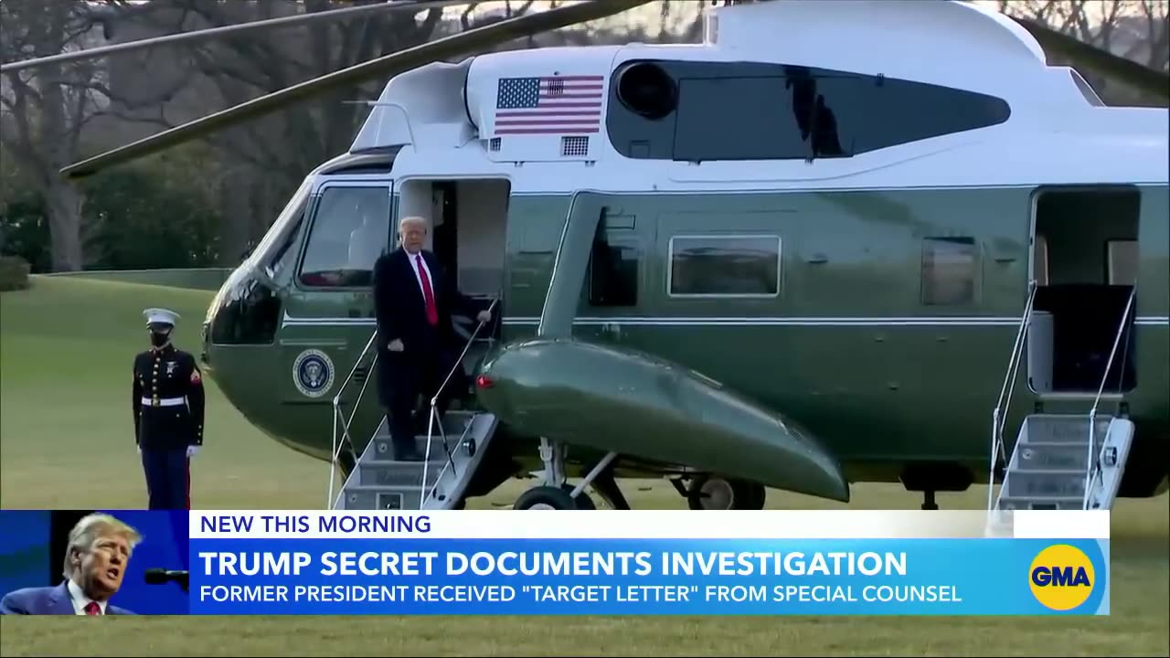 Trump informed he is a target in classified docs investigation l GMA