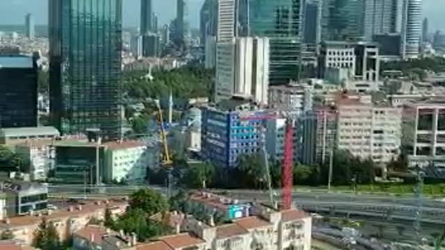 Istanbul, Turkey, from my window, the view is beautiful