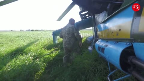 Ukraine attack helicopter flies sorties on Russian positions