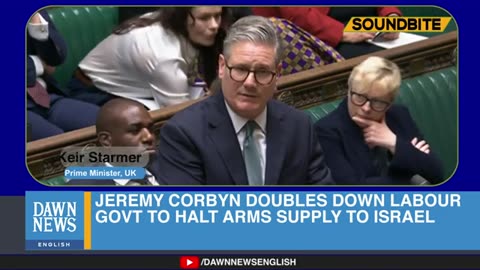 Jeremy corbyn asks keir starmer if uk will halt arms supply to isreal