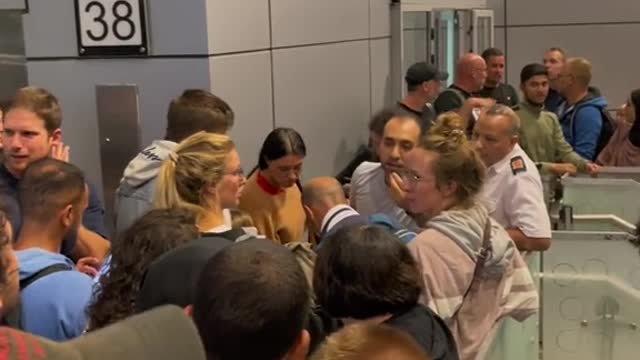 Flight cancelled and wait for the Karen at the end