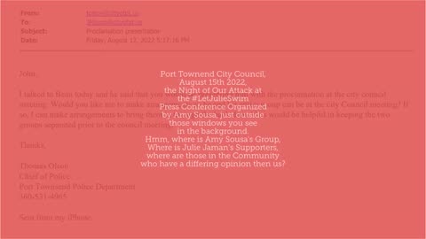 Monica MickHager Port Townsend City Council KNEW we were being DENIED Access