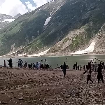 Beautiful view of saiful Malock lack of Pakistan.