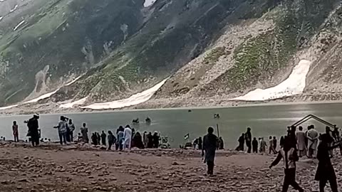 Beautiful view of saiful Malock lack of Pakistan.