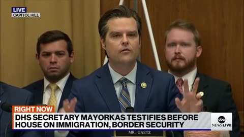 GAETZ SMOKES MAYORKAS! Florida Rep Shreds Failure Mayorkas, 'You've Got the Turnstile Open!'