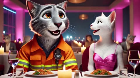 Kitten turns Birthday🐱 into Big House Fire🔥 #cat #ai #catlover #catvideos #cutecat #aiimages #aicat