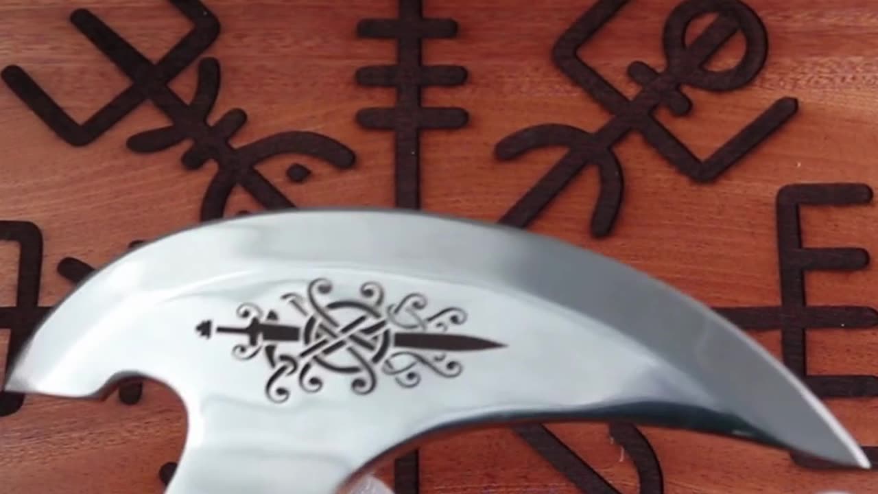 Viking Pizza Axe hand forged from food grade Japanese Steel