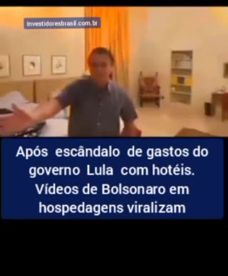 Hospedagem luxuosa de Bolsonaro na Itália