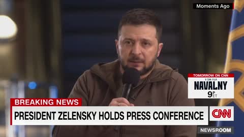 Zelensky discusses Putin negotiations in unusual press conference