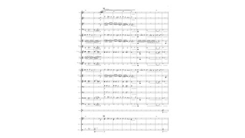Brandon Nelson - Intrada Americana (concert band) [score video]