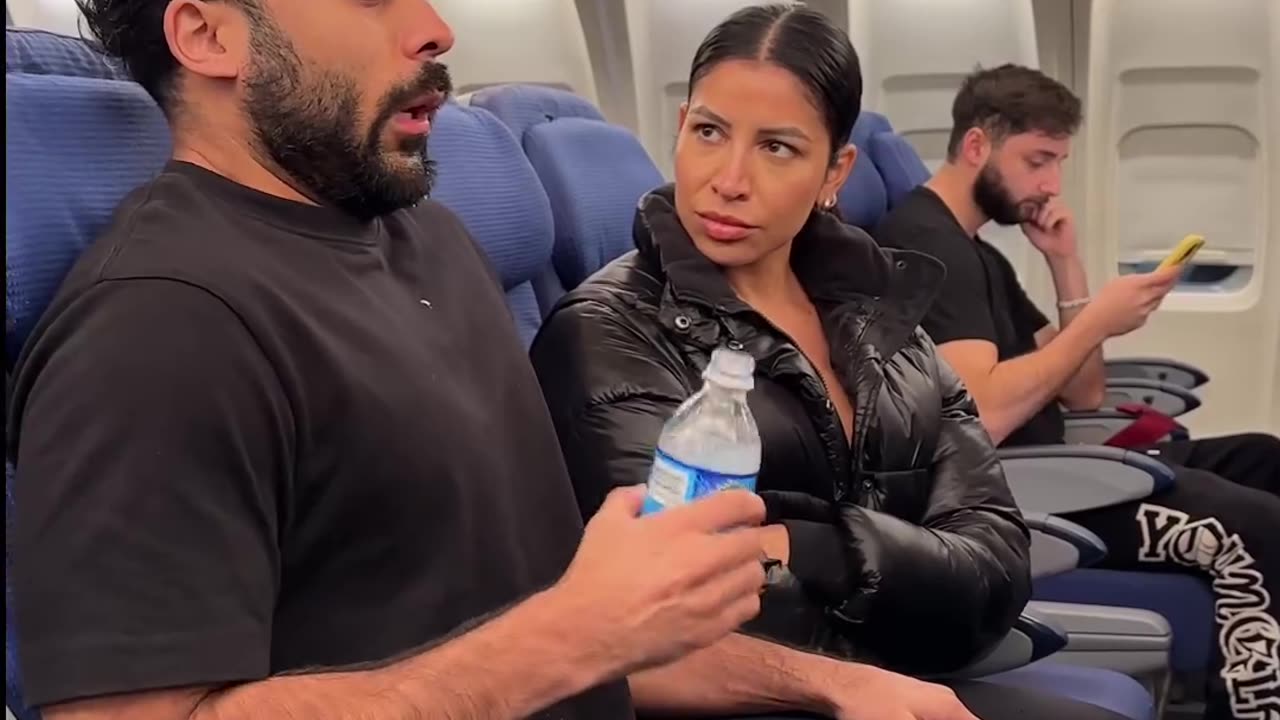 OMG !!Am I the only one more interested in how he moved an airplane bench?