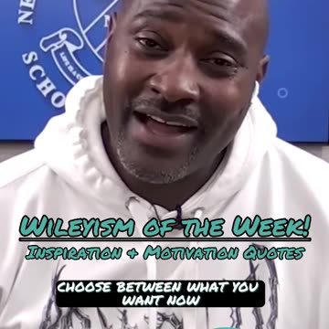 "Discipline is choosing between what you want now & what you want most" #Wileyism #ProjectTransition