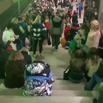 ❗️Kiev trains have stopped - underground to serve as bomb cover.