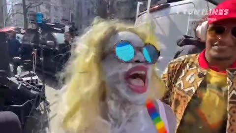 She says she is a black animal...more like a black low IQ animal.