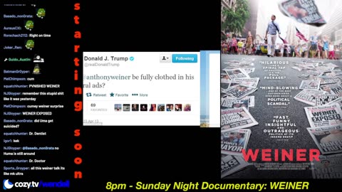Sunday Night Documentary: WEINER Part 1 of 2