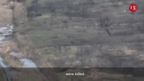 Wagner members trying to cross river in Bakhmut were hit by artillery fire