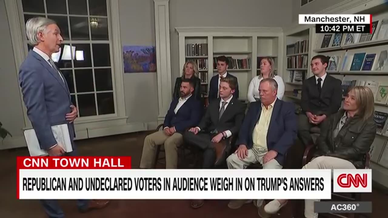 Trump latest # Voters from town hall weigh in on Trump's performance