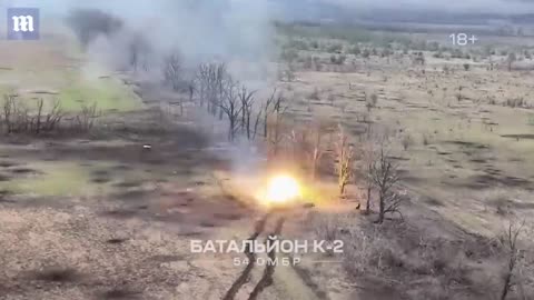 Ukraine War: Dramatic drone footage shows Russian convoy 'ambush'