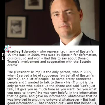 TRUMP WAS THE ONLY ONE WHO HELPED