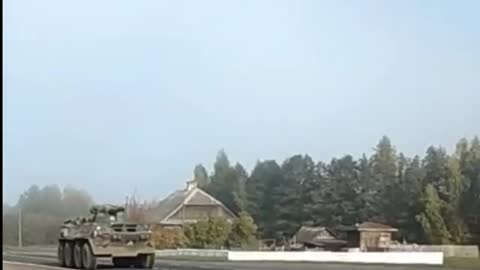 carrarmati in bielorussia, per sostenere la russia!
