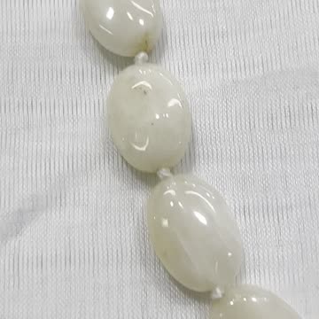 Handmade + Knotting Unique 22” Statement Necklace with 925 Sterling Silver, Jade