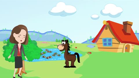 Donkey Donkey english poem cartoon video