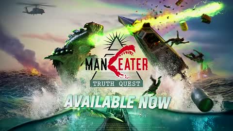 Maneater Truth Quest - Launch Trailer PS5, PS4