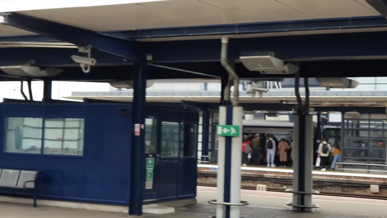 Busy Peak Time At Ashford International Station, Kent UK 2022