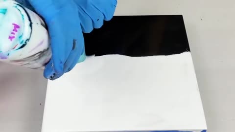 SATISFYING Fluid Painting 🤩 w/ Cookie Cutter 🍪